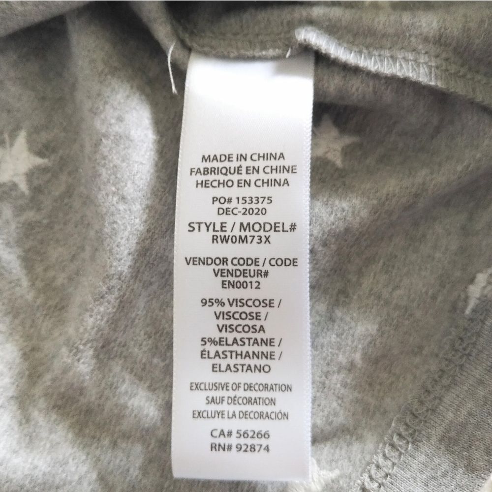Splendid👍 Light Grey Embroidered Stars⭐ Sweater - Picture 10 of 14